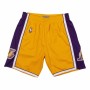 Pantalones Cortos de Baloncesto para Hombre Mitchell & Ness LA Lakers Amarillo