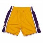 Pantalones Cortos de Baloncesto para Hombre Mitchell & Ness LA Lakers Amarillo