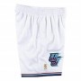 Pantalones Cortos de Baloncesto para Hombre Mitchell & Ness Utah Jazz Blanco