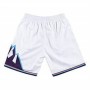 Short de Basket pour Homme Mitchell & Ness Utah Jazz Blanc