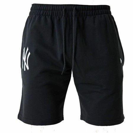 Pantalón Corto Deportivo New Era Essentials New York Yankees Negro Hombre