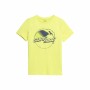 Camiseta de Manga Corta Niño 4F JTSM012 Amarillo