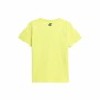 Camiseta de Manga Corta Niño 4F JTSM012 Amarillo