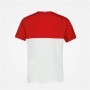 T-shirt à manches courtes enfant Le coq sportif N°2 Tricolore Blanc