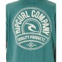 T-shirt à manches courtes enfant Rip Curl Stapler Bleu