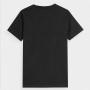 Camiseta de Manga Corta Niño 4F M294 Deep Negro