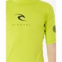 Camiseta Rip Curl Corps S/S Rash Amarillo Surf Licra