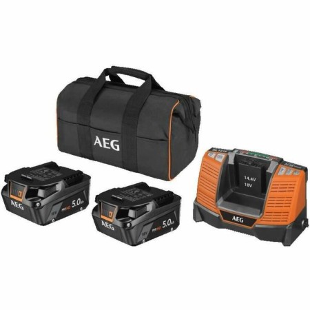 Ensemble chargeur et batterie rechargeable AEG Powertools Pro Lithium SetL1850SHD 18 V 5 Ah