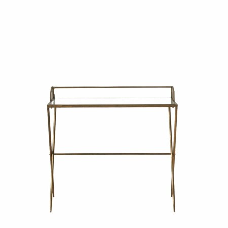 Bureau Métal Verre Fer 95 x 42 x 88 cm