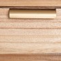 Table de Nuit HONEY Naturel Bois de paulownia Bois MDF 40 x 30 x 62,5 cm