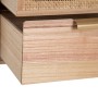 Table de Nuit HONEY Naturel Bois de paulownia Bois MDF 40 x 30 x 62,5 cm