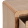 Table de Nuit HONEY Naturel Bois de paulownia Bois MDF 40 x 30 x 62,5 cm