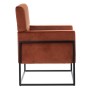 Sillón Negro Rojo Madera 74 x 67 x 87,5 cm