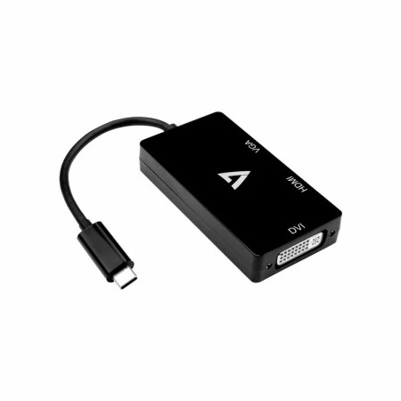 Adaptateur USB C vers HDMI V7 V7UC-VGADVIHDMI-BLK Noir