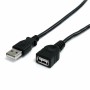 Cable USB Startech USBEXTAA3BK     USB A Negro