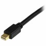 Adaptador Mini DisplayPort a DVI Startech MDP2DVIMM6B     (1,8 m) Negro 1.8 m