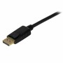 Adaptador DisplayPort a DVI Startech DP2VGAMM3B      Negro 90 cm 0,9 m