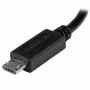 Câble Micro USB Startech UMUSBOTG8IN     Noir
