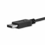 Adaptador USB C a DisplayPort Startech CDP2DPMM6B      (1,8 m) Negro