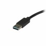 Adaptador USB Startech USB32DPES2      Negro