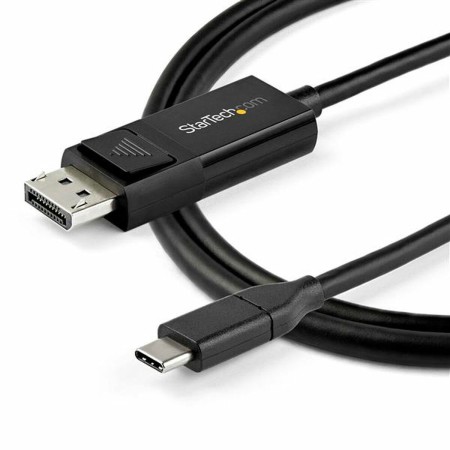 Adaptador USB C a DisplayPort Startech CDP2DP142MBD     (2 m) Negro