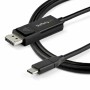 Adaptateur USB C vers DisplayPort Startech CDP2DP142MBD     (2 m) Noir