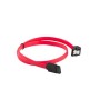 Cable SATA III Lanberg CA-SASA-13CU-0050-R 0,5 m Rojo