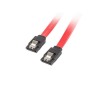 Cable SATA III Lanberg CA-SASA-14CU-0050-R 0,5 m Rojo