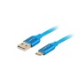 Cable USB A a USB C Lanberg Quick Charge 3.0 Azul