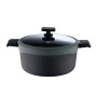 Casserole avec Couvercle Masterpro GASTRO REECO MP Noir Aluminium