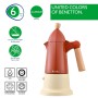 Cafetière Italienne Benetton SAFARI BE Aluminium Bois de hêtre 6 Tasses 600 ml