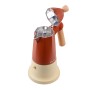 Cafetera Italiana Benetton SAFARI BE Aluminio Madera de haya 6 Tazas 600 ml