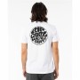 Camiseta de Manga Corta Rip Curl Wettie Essential Blanco Hombre