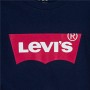 Camiseta de Manga Corta Infantil Levi's Batwing Azul oscuro