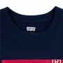 Camiseta de Manga Corta Infantil Levi's Batwing Azul oscuro