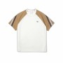 Camiseta de Manga Corta Lacoste Sport Regular Fit Color-Block Blanco Hombre