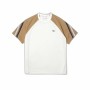 T shirt à manches courtes Lacoste Sport Regular Fit Color-Block Blanc Homme