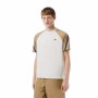 T shirt à manches courtes Lacoste Sport Regular Fit Color-Block Blanc Homme