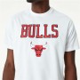 Camiseta de baloncesto New Era NBA Chicago Bulls Blanco