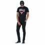 Camiseta de baloncesto New Era Team Logo Chicago Bulls Negro