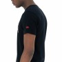 Camiseta de baloncesto New Era Team Logo Chicago Bulls Negro