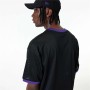 t-shirt de basket New Era Mesh LA Lakers Noir