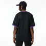 Camiseta de baloncesto New Era Mesh LA Lakers Negro