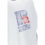 T shirt à manches courtes Russell Athletic Emt E36201 Blanc Homme