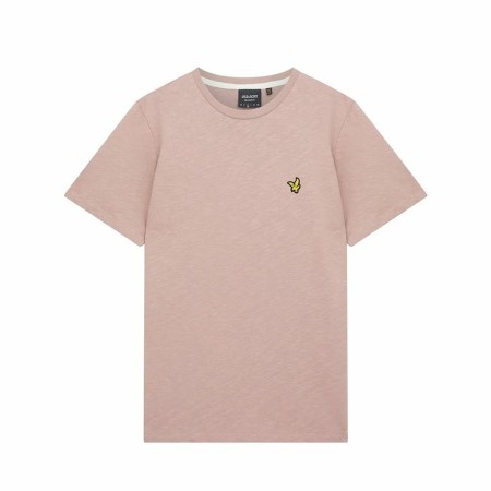 Camiseta de Manga Corta Lyle & Scott V1-Slub Rosa oscuro Hombre