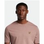 T shirt à manches courtes Lyle & Scott V1-Slub Rose foncé Homme