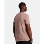 Camiseta de Manga Corta Lyle & Scott V1-Slub Rosa oscuro Hombre