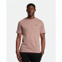 Camiseta de Manga Corta Lyle & Scott V1-Slub Rosa oscuro Hombre