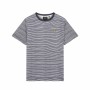 Camiseta de Manga Corta Lyle & Scott V1-Breton Stripe Blanco Azul marino Hombre