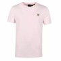 T shirt à manches courtes Lyle & Scott V1-Plain Rose clair Homme